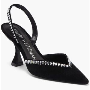 NWT - Stuart Weitzman Crystal 85 Slingback Pump - Size 8